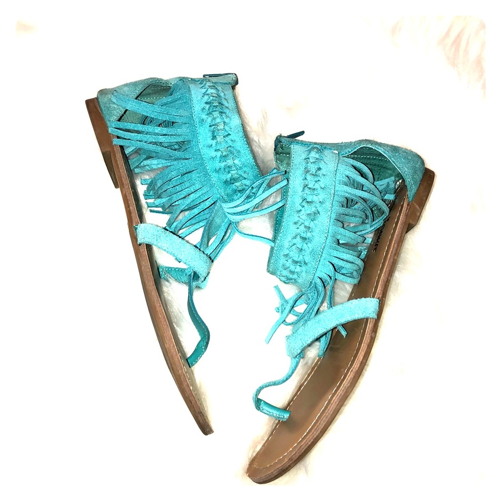 Minnetonka Fringe Sandals